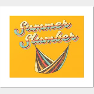 Summer Slumber Hammock Beach Sunset Posters and Art